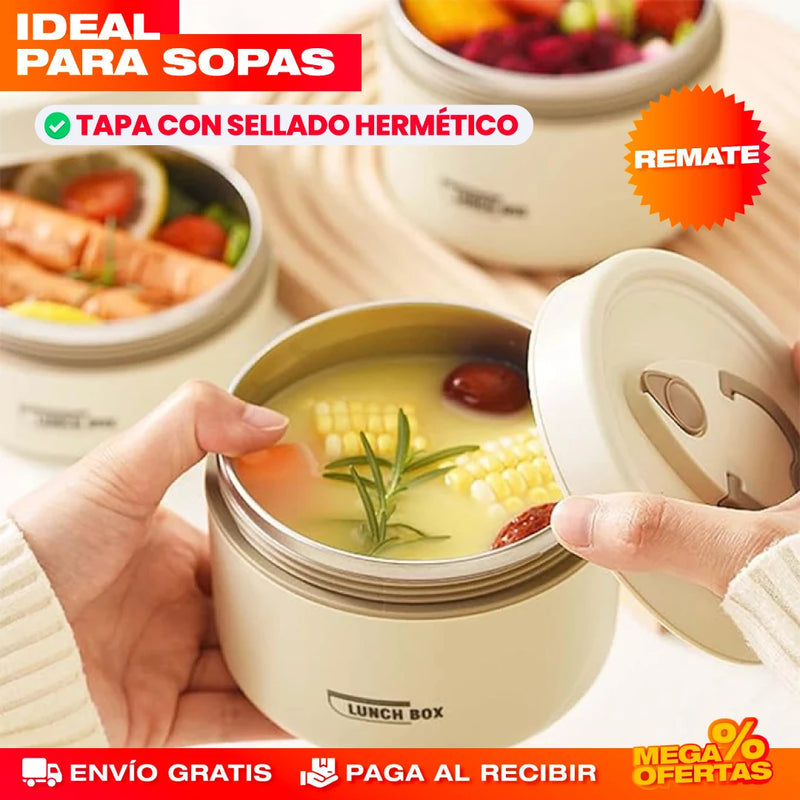 Lonchera Termica Lunch Box 4 en 1