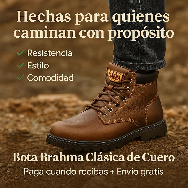 ¡ÚLTIMAS UNIDADES! BOTA BRAHMA CLÁSICA DE CUERO
