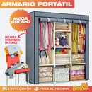 Closet Ropero Armable 3 Puertas Organizador Portatil