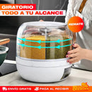 DISPENSADOR GIRATORIO DE ARROZ Y GRANOS 360º