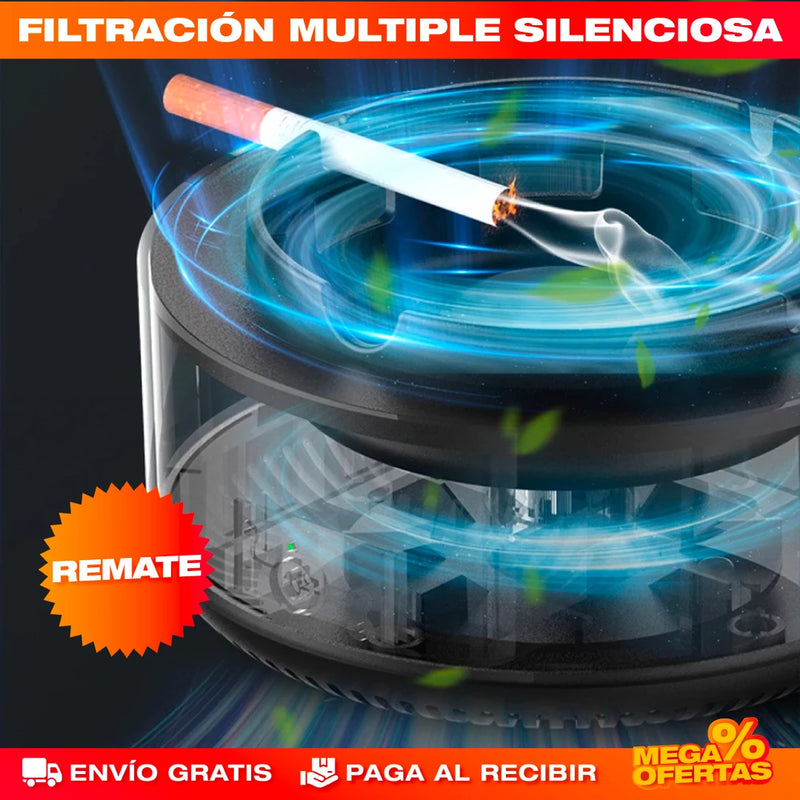 Cenicero Eléctrico Purificador de Aire